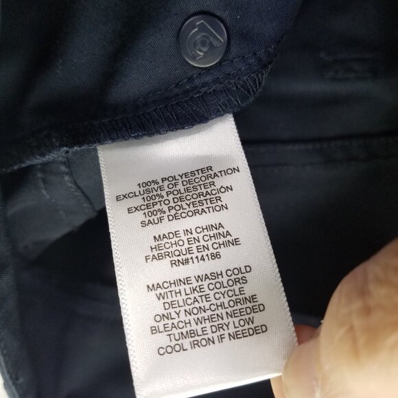 Tretorn Cropped Cuffed Pants Women's 4 Lightweight Pedal Pushers Golf Black NEW - Picture 13 of 16